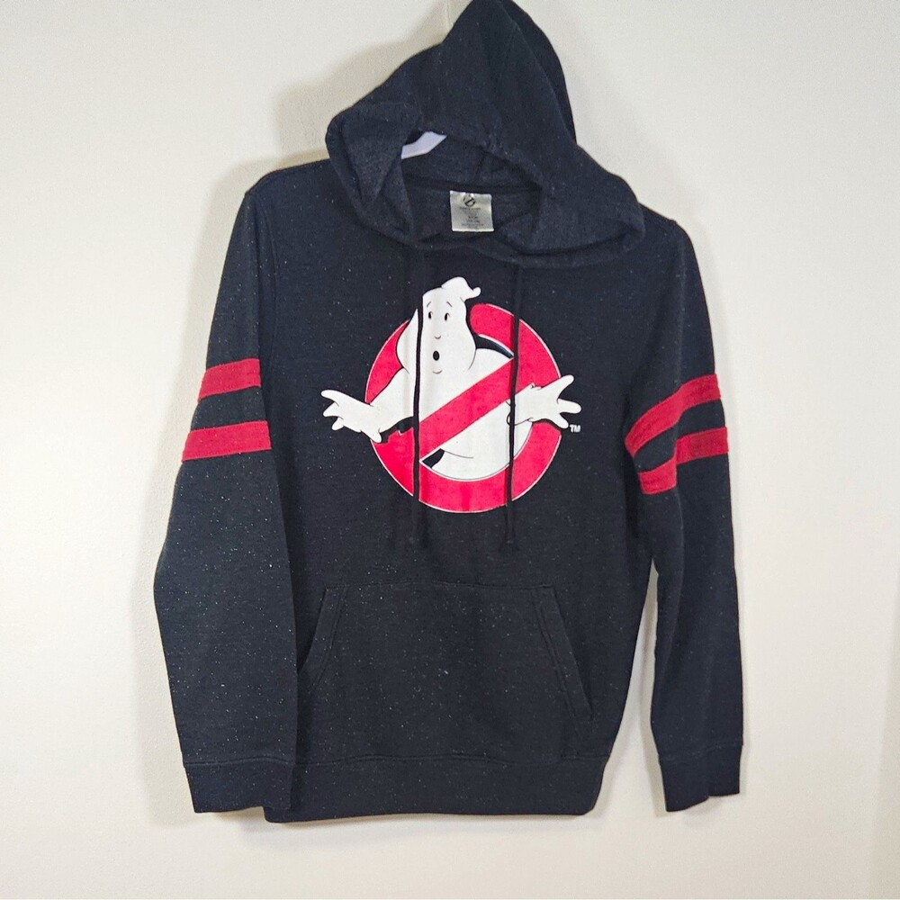 Ghostbusters Official Merchandise Hoodie Menβs Small Distressed Logo Pullover